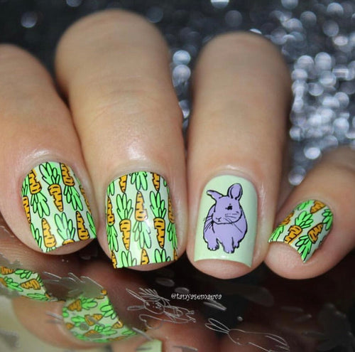 CJS-H-33 Honey Bunny - Ongles Elaine Lemay 