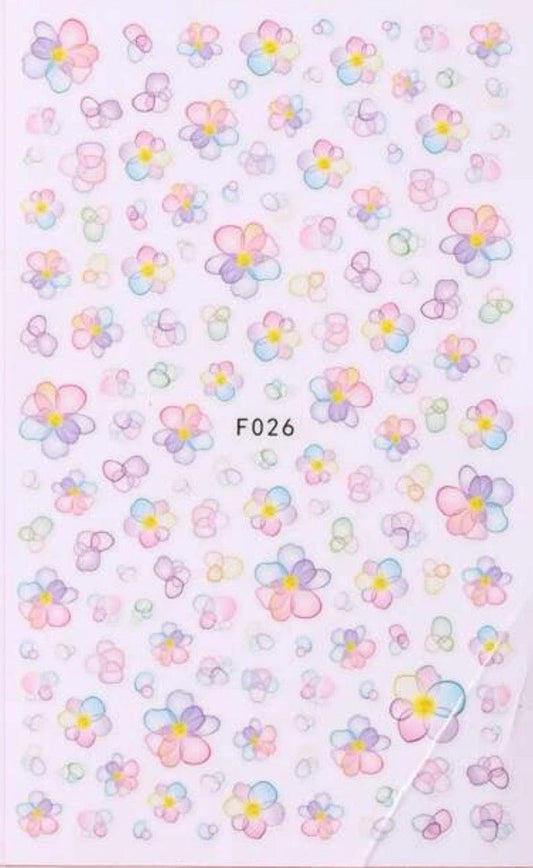 Collants Fleurs pastel 2023