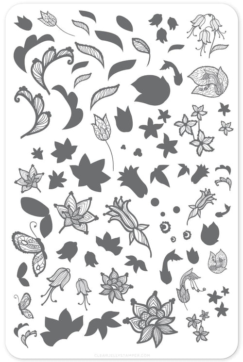 CJS-50 Petals of Lace - Ongles Elaine Lemay 