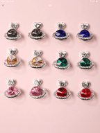 Planètes multicolores (paquet de 12) - Ongles Elaine Lemay 