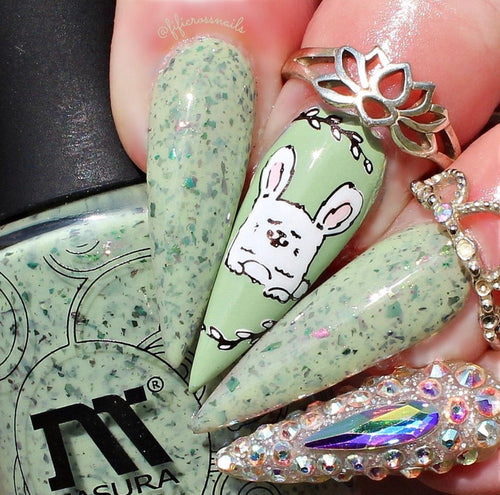 CJS-H-63 Hoppy Easter - Ongles Elaine Lemay 