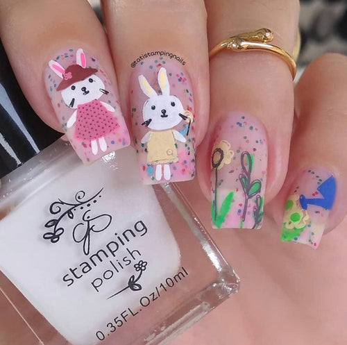 CJS-H-16 Hop into Spring - Ongles Elaine Lemay 