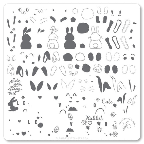 CJS-H-53 Bunny Bits - Ongles Elaine Lemay 