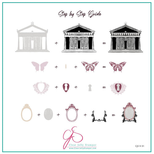 CJS-V-31 Romantic Cherub - Ongles Elaine Lemay 