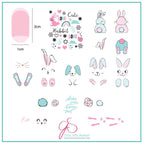 CJS-H-53 Bunny Bits - Ongles Elaine Lemay 