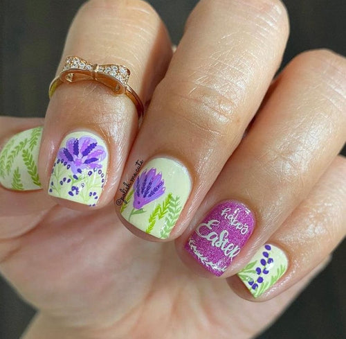 CJS-H-30 Enchanted Easter - Ongles Elaine Lemay 
