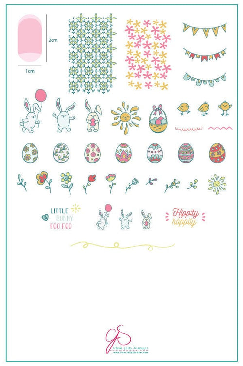CJS-H-31 Bunny Foo Foo - Ongles Elaine Lemay 