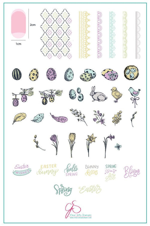 CJS-H-29 Bunny Kisses - Ongles Elaine Lemay 