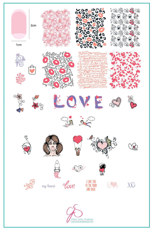 CJS-V-26 My Heart - Ongles Elaine Lemay 