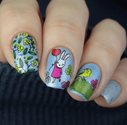 CJS-H-51 Hippity Hoppity - Ongles Elaine Lemay 
