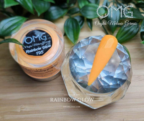 OMG Rainbow Glow #195 - Ongles Elaine Lemay 