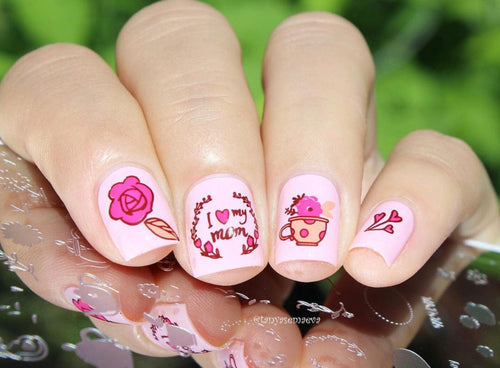 CJS-H-19 I love my Mom - Ongles Elaine Lemay 