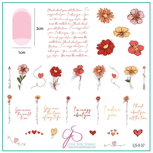 CJS-V-37 Love Notes 2 - Ongles Elaine Lemay 