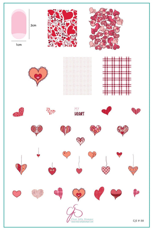CJS-V-30 Millions of Hearts - Ongles Elaine Lemay 