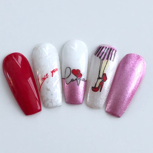 CJS-V-24 All you Need is Love - Ongles Elaine Lemay 