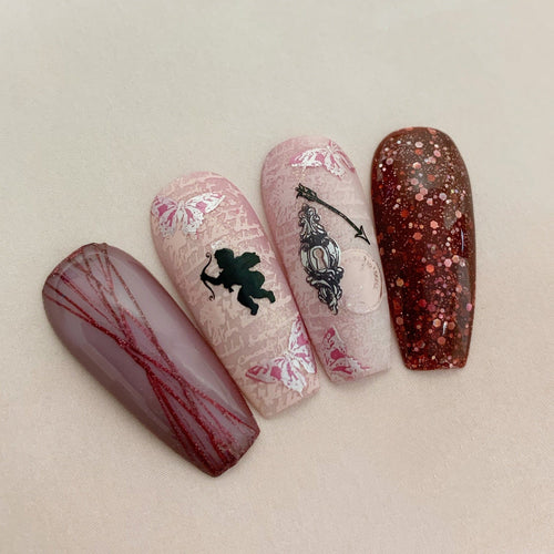 CJS-V-31 Romantic Cherub - Ongles Elaine Lemay 