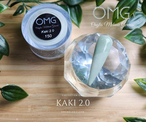 OMG Kaki 2.0 #150 - Ongles Elaine Lemay 