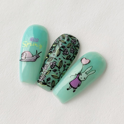 CJS-H-51 Hippity Hoppity - Ongles Elaine Lemay 