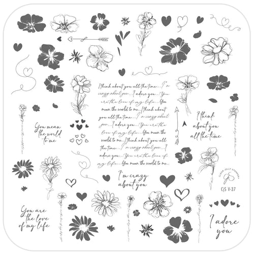 CJS-V-37 Love Notes 2 - Ongles Elaine Lemay 