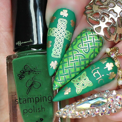CJS-H-49 Celtic Charm - Ongles Elaine Lemay 