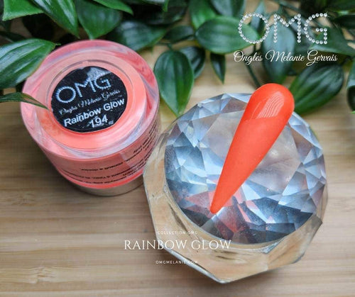 OMG Rainbow Glow #194 - Ongles Elaine Lemay 