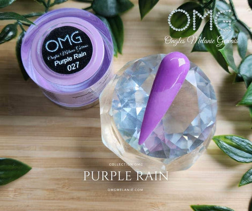 OMG Purple Rain #027 - Ongles Elaine Lemay 