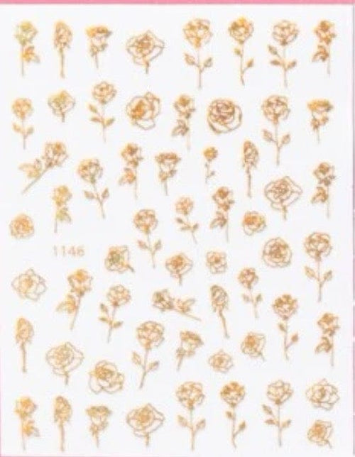 Collant roses or holo - Ongles Elaine Lemay 