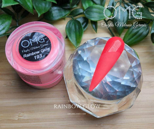 OMG Rainbow Glow #193 - Ongles Elaine Lemay 