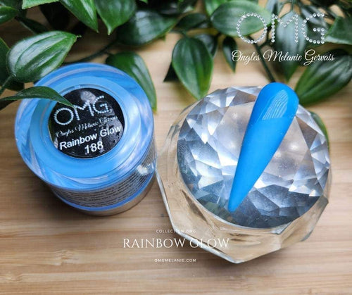 OMG Rainbow Glow #188 - Ongles Elaine Lemay 