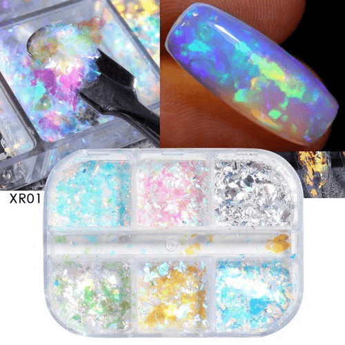 Kit opalites - Ongles Elaine Lemay