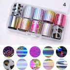 Kit papier foil 4 - Ongles Elaine Lemay