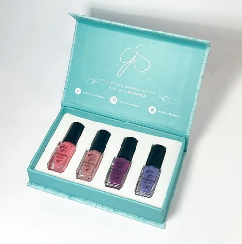 Kit Simple Shear (4 couleurs) - Ongles Elaine Lemay
