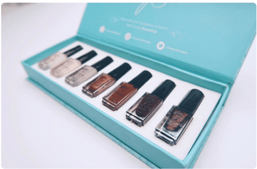 Kit vernis Java 7 couleurs - Ongles Elaine Lemay