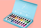 Large Stamping kit vernis Layering 20 couleurs - Ongles Elaine Lemay