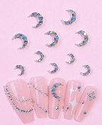 Lunes en diamant - Ongles Elaine Lemay