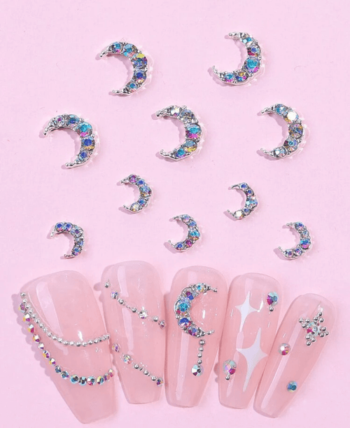 Lunes en diamant - Ongles Elaine Lemay