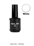 Nail ink Christrio blanc - Ongles Elaine Lemay
