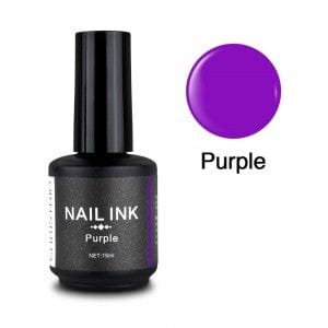 Nail ink Christrio mauve - Ongles Elaine Lemay