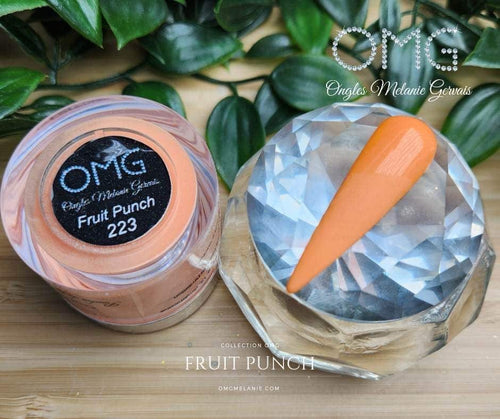 OMG Fruit Punch 223 - Ongles Elaine Lemay
