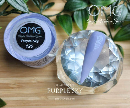 OMG Purple Sky 126 - Ongles Elaine Lemay