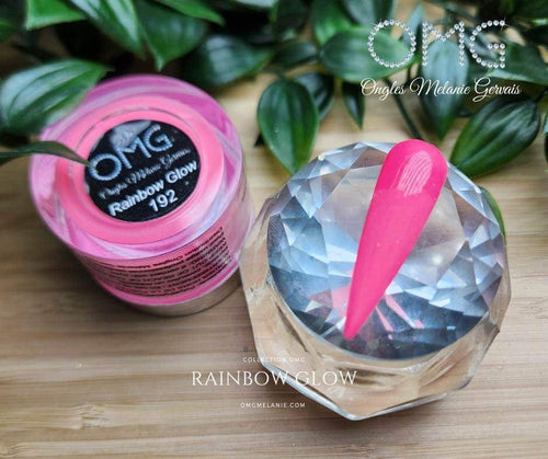 OMG Rainbow Glow 192 - Ongles Elaine Lemay
