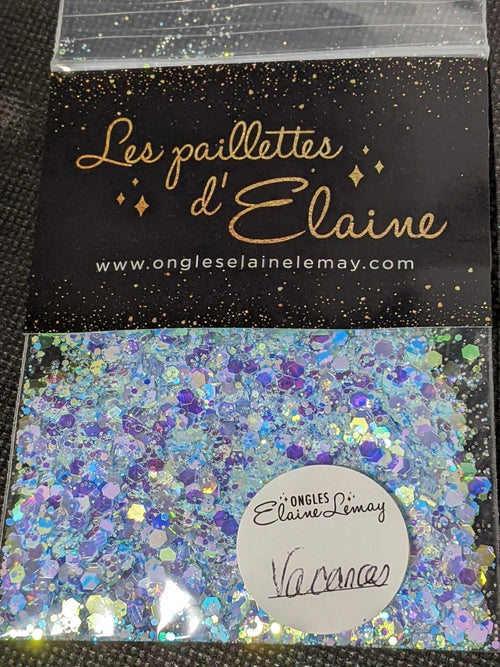 Paillettes Collection La Pastel Vacances - Ongles Elaine Lemay