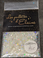 Paillettes Collection L'holographique Air - Ongles Elaine Lemay