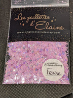 Paillettes Collection Macarons Fraise - Ongles Elaine Lemay