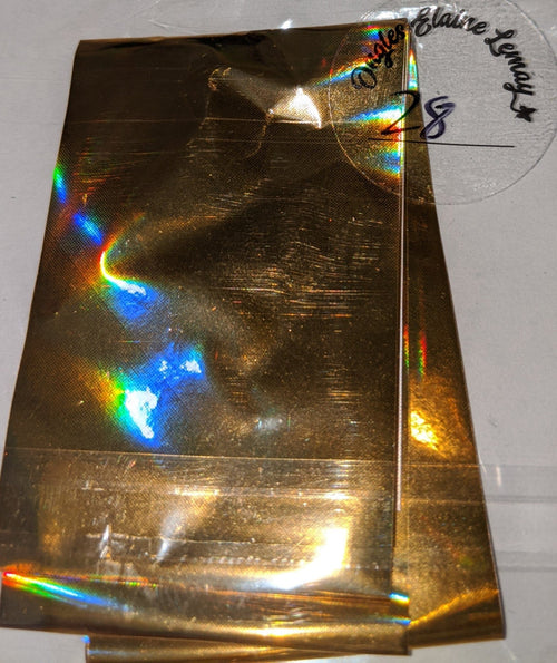 Papier foil 1ere série 28 - Ongles Elaine Lemay