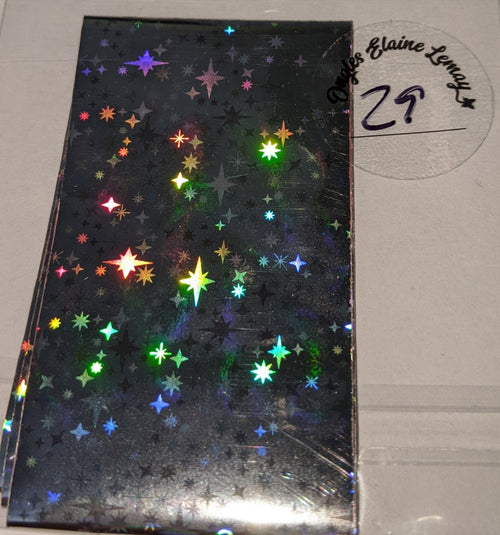 Papier foil 1ere série 29 - Ongles Elaine Lemay