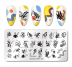 Plaque de stamping Nicole Diary 286 - Ongles Elaine Lemay