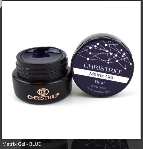 Spider gel bleu - Ongles Elaine Lemay
