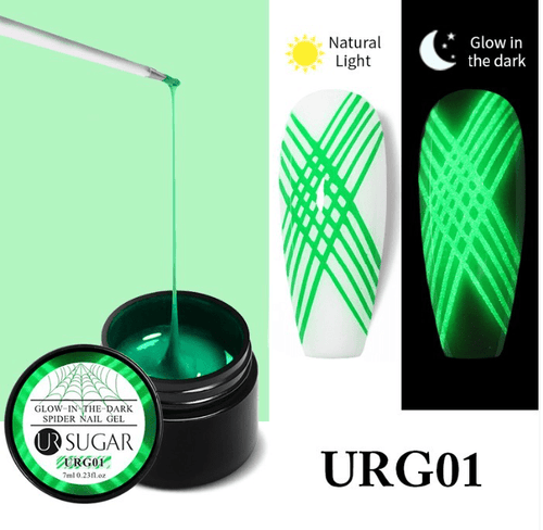 Spider gel glow in the dark URG01 - Ongles Elaine Lemay