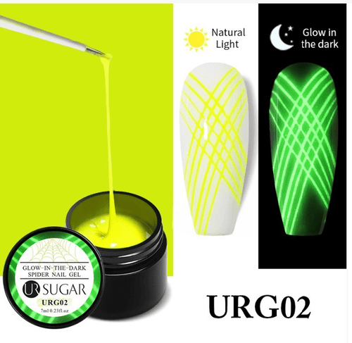 Spider gel glow in the dark URG02 - Ongles Elaine Lemay